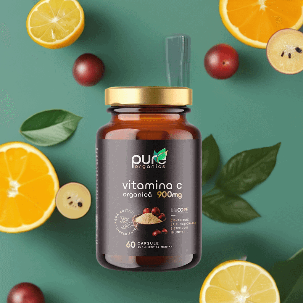 Vitamina C Organică 900mg - imagine 4