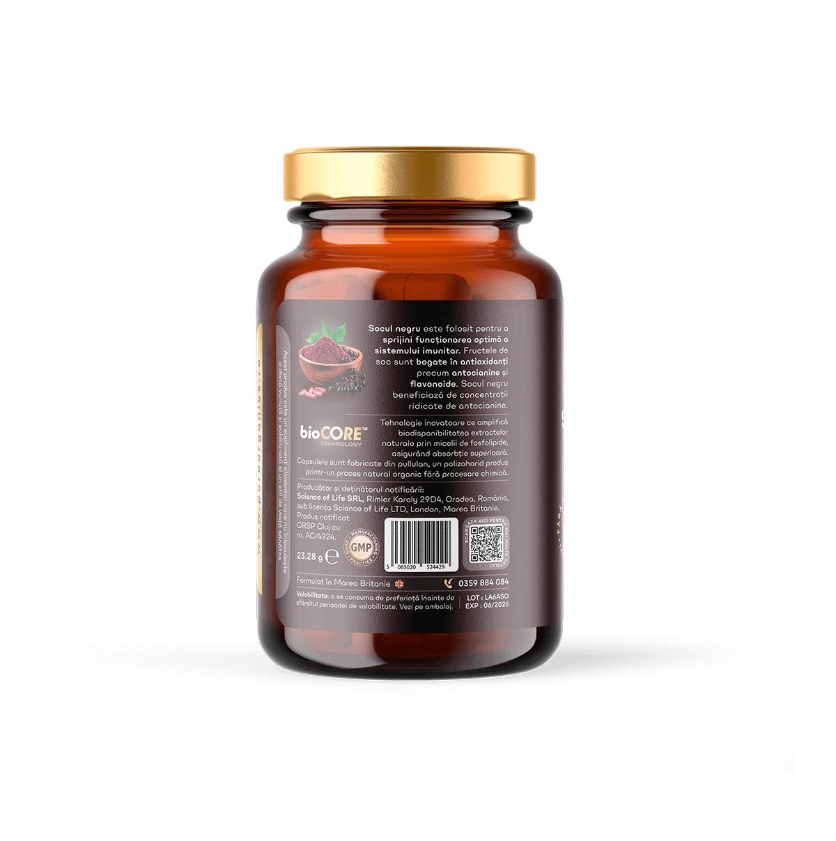 soc negru pureorganics