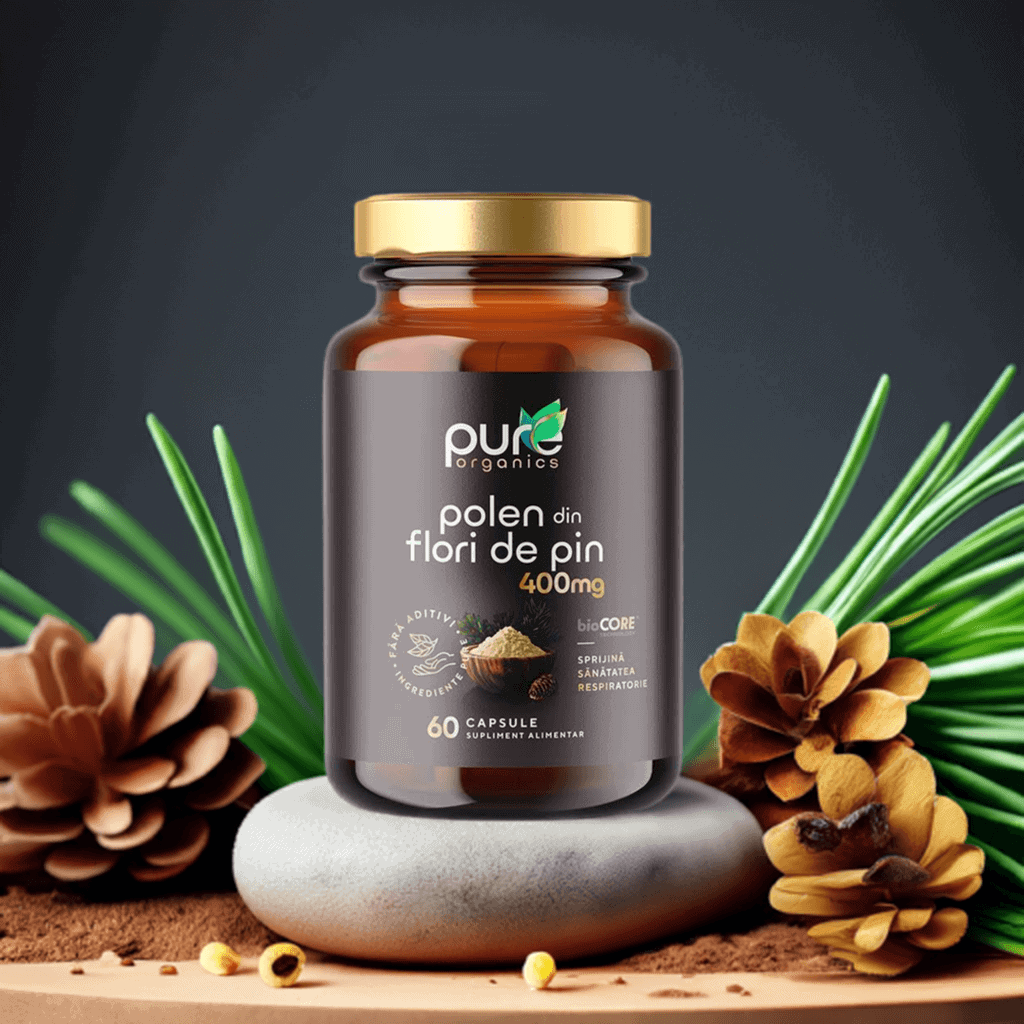 Polen din flori de pin 400mg - imagine 4